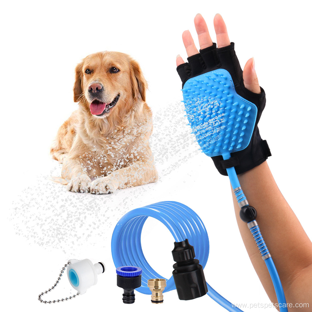 Dog Bathing Shower Massage Hair Remover