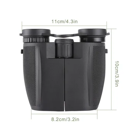 10x25 HD Binoculars Telescope - Waterproof Portable Optics for Hiking and Camping