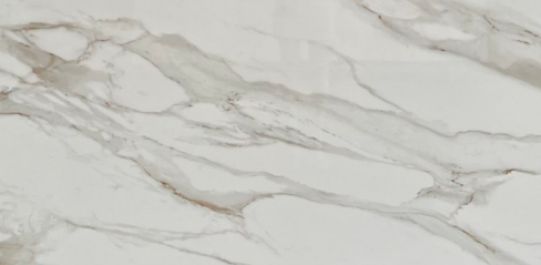 Piatră sinterizată albă Cartier lustruită