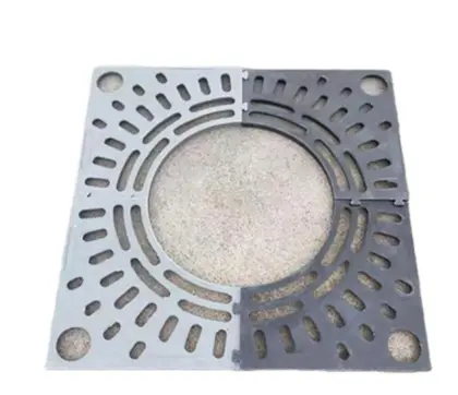Outdoor Square Steel Tree Grating Sidewalk Metal Tree Grate Street Tree Grilles