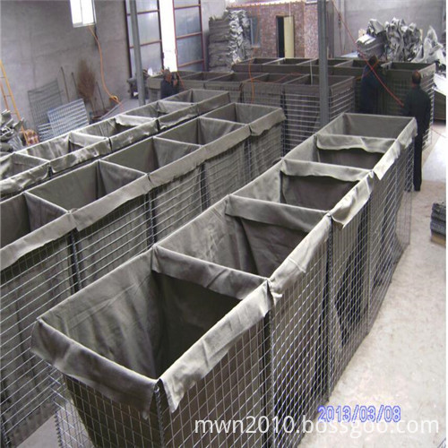 Welded gabion modular container welded hesco barriers