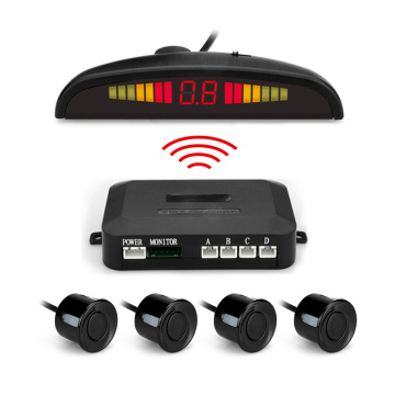 Wireless Car Auto Parktronic System with 4 Sensors: Parking Radar and Monitor