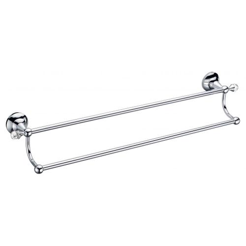 Classic luxury Brass double towel rack