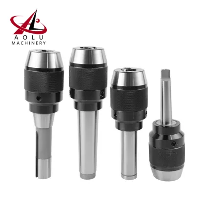 Integrated Keyless Drill Chucks for Morse Taper and R8 Shanks