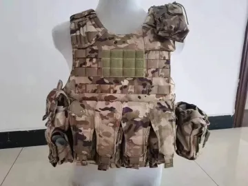 Camouflage Lightweight Security Equipment Vest Plate Carrier Tactical Vest Bag