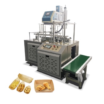 Semi-Automatic Paper Lunch Box and Pizza Box Making Machine