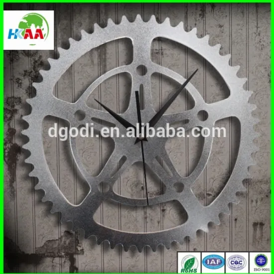 Metal gear wall clock wholesale