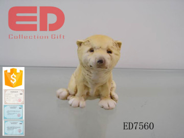 High quality and cute unique dog figurines wholesale