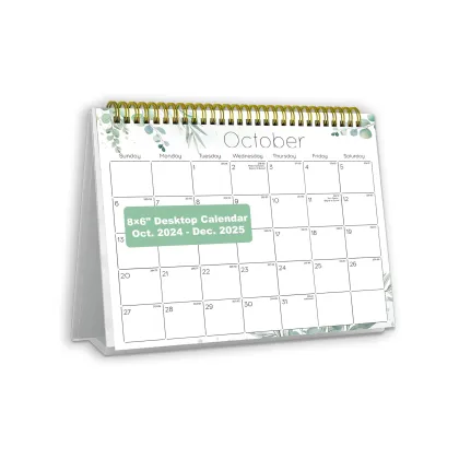 Custom Print Personalized 2025 Daily Desk Calendar – Creative 365-Day Design & Promotional Advent Calendar