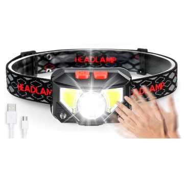 1000 Lumen USB Rechargeable Headlamp: A Versatile 8-Mode Waterproof Headworking Lamp with Motion Sensor