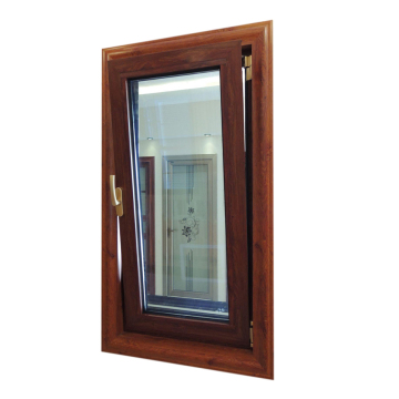 Weika Aluminium Wood Color Tilt و Turn Windows مع زجاج عالي الجودة - أسعار الجملة المصنع