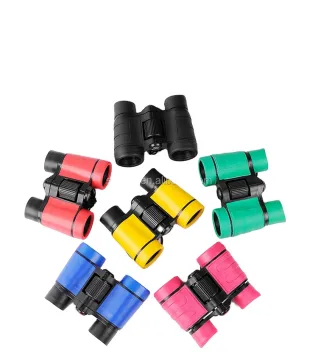 Compact 4x30 Plastic Telescope and Binoculars for Outdoor Kids' Play