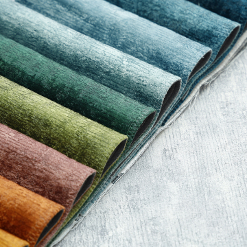 Soft 100% Polyester Holland Velvet kain untuk sofa