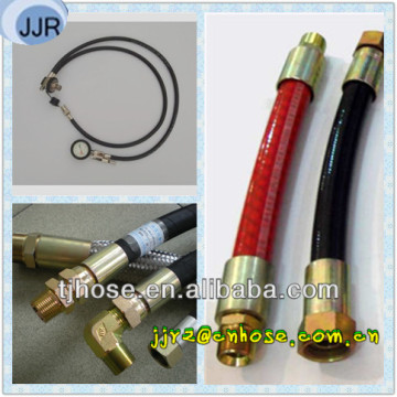 different hoses with different connecter fittings