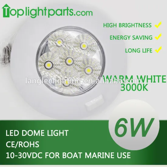 6W Omni LED White Puck Light 6W 12V 500 Lumens with Swither