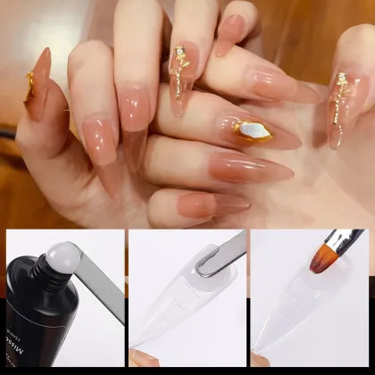 High-Quality Dual Form Nail Tips for Gel Nail Extensions with Scale