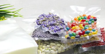 plastic food grade transparent snack vacuum bag