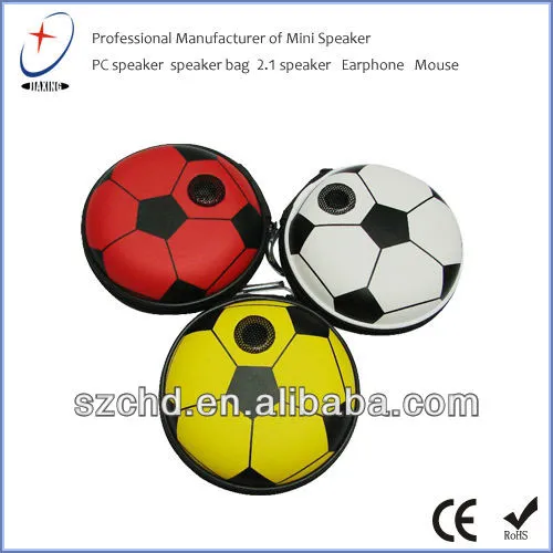 portable soccer audio speaker bag