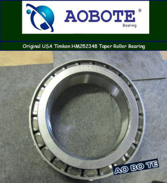 Deep Groove Timken Taper Roller Bearing Hm252348 With Inner Ring And Outer Ring