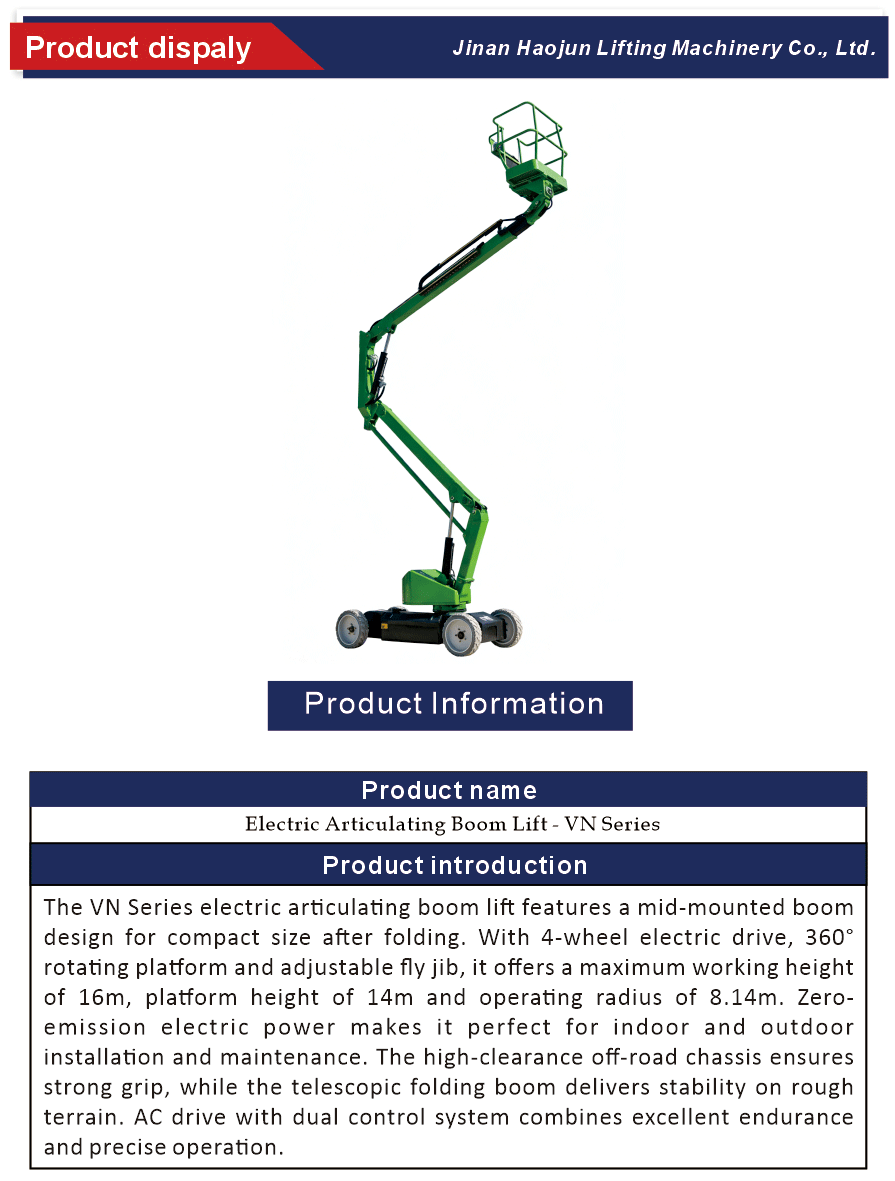 Foldable Telescopic Articulating Lift