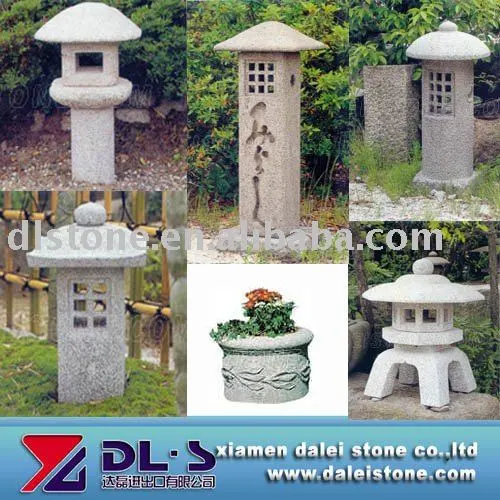 Outdoor Stone Japanese Garden Lantern