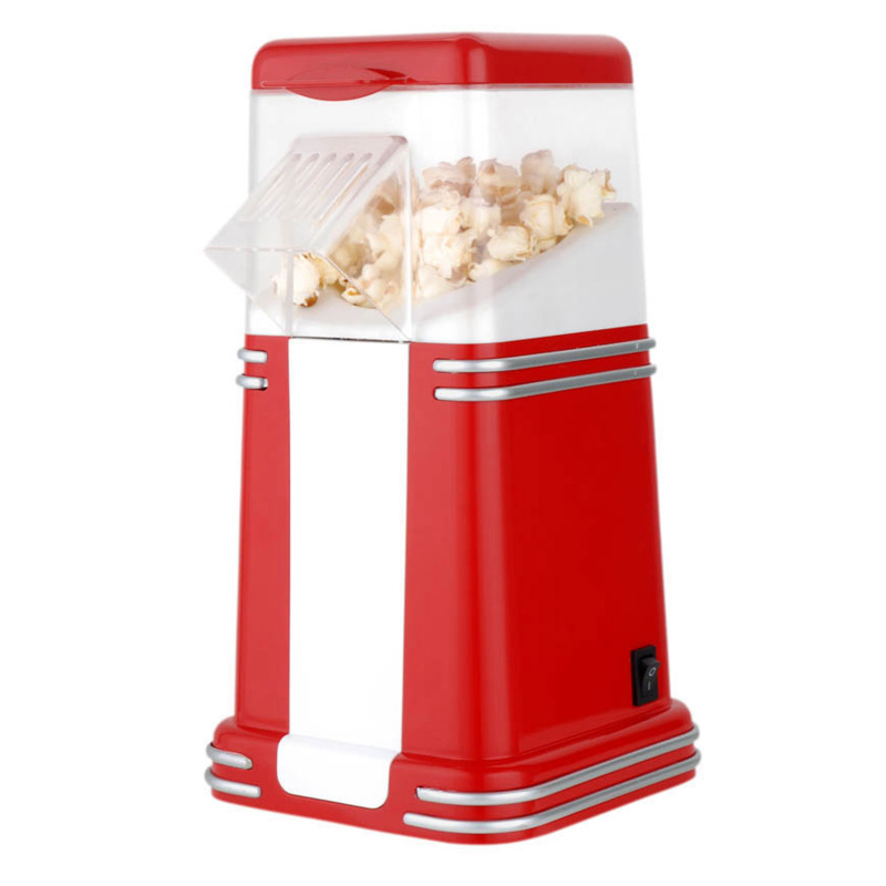 Fast Making Hot Air Popcorn Popper  Mini Popcorn Machine n Maker for Home, Family Christmas Gifts