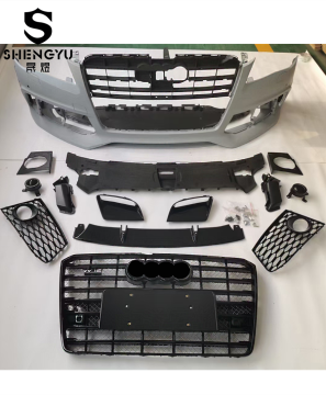 RS8 Body Kit Conversion for Audi A8 2011-2018 (Includes Front Bumper and Grille)