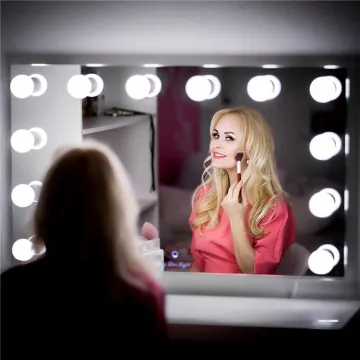 USB Charging LED Vanity Mirror with Lights and Bulbs for Makeup