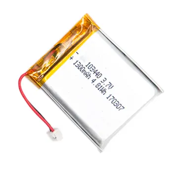 Lithium Polymer Rechargeable Battery of 103440 1300mAh 3.7V
