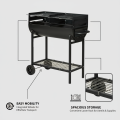 Besar Dual Grill Arang BBQ Memasak 2 Orang Lebih Pantas