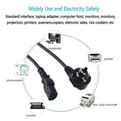 Kabel zasilania AC Złącze C13 Wtyczka CN