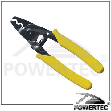 POWERTEC 14cm Wire Stripper with PVC Handle with Slide card