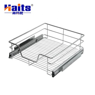 Multi Functional Pull Out Storage Rack for Kitchen Sponge and Drainage