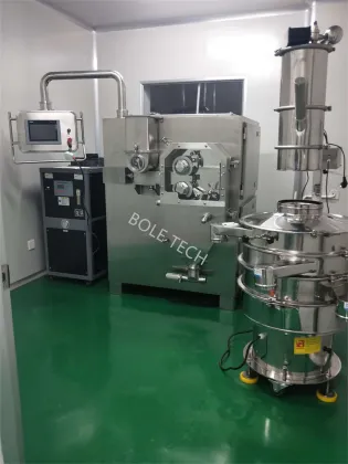 Pharmaceutical roller compactor granulator for vitamin