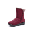 Cow tendon soled mother cotton boots