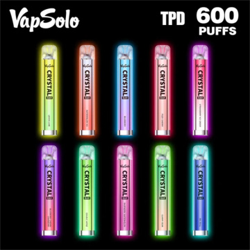 Vapsolo Crystal 600 Puffs Disposable Vapes Europe Wholesale