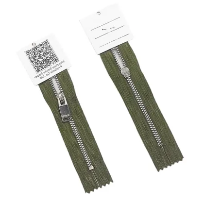CMZ Metal Waterproof Zipper Chain Roll for Jackets and Home Textiles