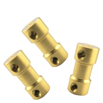 Nuovo accoppiamento dell'albero del motore flessibile in ottone (accoppiatore) per trasmissione e connettore del motore - Disponibile in dimensioni di 2 mm con 5 connettori