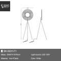LED Portable Fabric Shade Modern Floor Lamp Standing