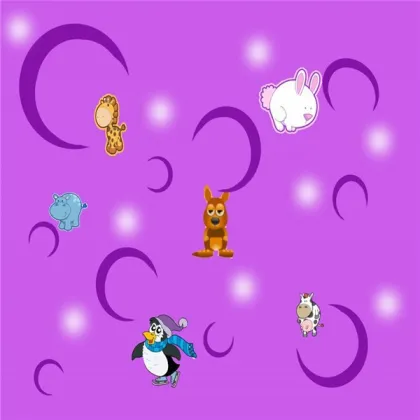 decoration wallpaper/wall stickers for kids redroom/cartoon animals wall stickers