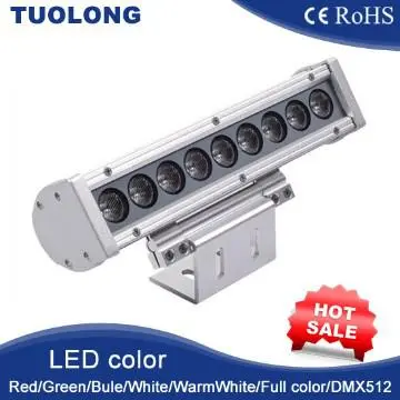 CE RoHS IP65 RBG DMX512 18w 26w 36w 10w rechargable floodlight