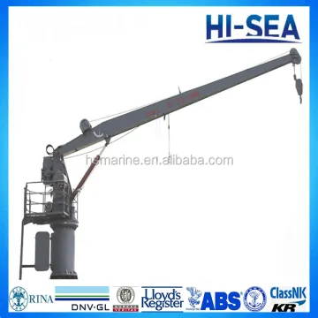 Hydraulic Slewing Crane and Rescue Boat Life Raft Launching Systems
