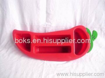 Plástico Diy dividido placas com forma de pimenta