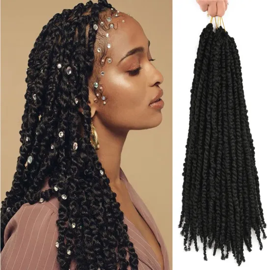 MYZYR 2021 hot sale Pre-twisted Passion Twists braids Synthetic Braiding Hair Extensions girl Hair for women 2021