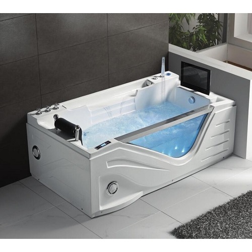 1person Luxury Hot Acrylic Massage Bathtub With TV