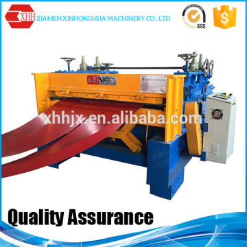 Automatic steel metal sheet flattening cutting machine