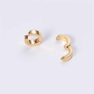 Wholesale Stainless Steel Gold-Plated Ear Clips for Men and Women
