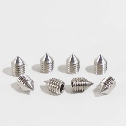 High Quality 304 Stainless Steel Hexagon Socket Cone Point Screws