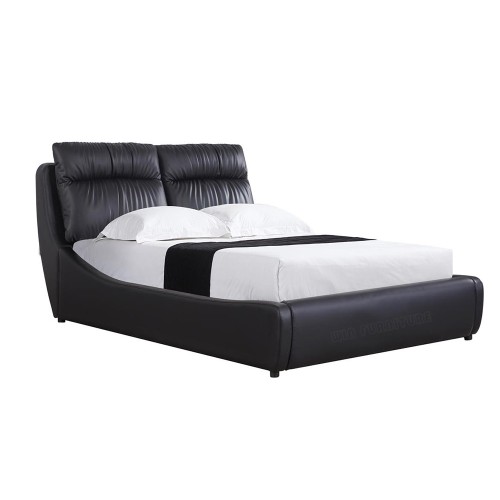 Modern Design Black Leather Furniture High-end Fashion Hotel Furniture Manufactory