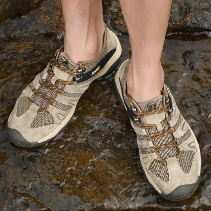 BS023 Men's Lightweight Breathable Quick-Drying Hiking Shoes